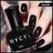 Black Nail Polish - Nail Varnish Quick Dry & Long Lasting 12ml Nails Polish Water-Based Low Odor Environmental Friendly Mild Nail Paint for Nail Art Diy Manicure at Home - Buy Online on GoSupps.com