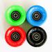 FREEDARE Skateboard Wheels 60mm 83a with Bearings and Spacers Cruiser Wheels (Pack of 4) colours
