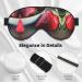 SSIMOO Red Strawberry Sleep Mask - Adjustable Breathable & Fashionable Eye Mask for Comfortable Sleep - International Shipping Available - Buy Online on GoSupps.com