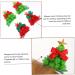 minkissy 4 Pairs Christmas Tree Hair Clips Holiday Party Giveaways Xmas Hair Clips Xmas Tree Barrettes Small Santa Hat Hairpin Christmas Tree Felt Hairpins Handle Iron Child Modeling - Buy Online on GoSupps.com