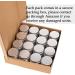 Screw Top Silver Aluminum Tin Jar with Blank Labels - 31pcs | 0.5 oz Capacity - Buy Online on GoSupps.com