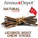 Aroma Depot 8 oz. Natural Licorice Root Chew Sticks for Humans.100% Pure Natural | Oral Health & Fresh Bearth | Individual Liquorice Sticks are 6.5-7 inches Long. Glycyrrhiza Glabra from Turkey. - Buy Online on GoSupps.com
