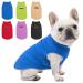 BEAUTYZOO Dog Fleece Vest Sweater Winter Jacket for Small and Medium Dogs with D-Ring Leash Cold Weather Coat Hoodie for XS S M Dogs Boy or Girls Small NAVY BLUE