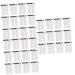 Healeved 36 Sheets eyebrow shaping sticker Brow Transfer stickers light brown eyebrow transfers 21x15cmx3pcs Black 1x3pcs