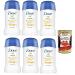 Italian Gourmet E.R. Dove 6-Pack Anti-Draining Stick Deodorants with Moisturizing Cream 1/4 - Up to 48 Hour Protection - With Nourishing Oil - For Men and Women - 6 x 40ml + Italian Gourmet Pulpa 400g
