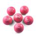 Pure Origins | Motivational Stress Balls | Gift 6 Pack | Fidget Accessory for Stress Relief, Special Needs, Concentration, Anxiety, Motivation, ADHD, ADD, Autism and Team Building (Coral) Coral.
