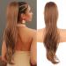 PORSMEER Auburn Brown Synthetic Drawstring Ponytail Extension - 26 Inch Natural Straight Wavy Hairpiece for Women and Girls - Buy Online on GoSupps.com