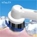 Oral-B Crossaction Vitality 100 Electric Toothbrush - Carbon Brushes Timer Oscillator & Rotary Movement - Perfect Gift Idea in Black & White - Buy Online on GoSupps.com