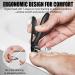Premium Angled Head Toenail Clippers for Thick Nails - Ergonomic Steel Trimmer for Seniors | Best Nail Cutter with Catcher for Easy Use - Buy Online on GoSupps.com