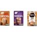 Instant Coffee Bundle Gold Variety Pack - Toffee Pudding Latte Chocolate Caramel Brownie Mocha Aero Golden Honeycomb Mocha Bundled with Salted Caramel Oat Biscuits - Buy Online on GoSupps.com