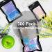 300 Pack Resealable Mylar Bags - Food Storage Smell Proof Bags with Front Window - Variety Sizes Pack for Snacks, Cookies, Jewelry - Black (3x4.7, 4x6, 4.7x7.9) - Buy Online on GoSupps.com