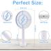 Lanpuly Electric Fly Swatter Bug Zapper Mosquito Killer - 4000 Volt Pest Control Racket with Base - Indoor Outdoor Electric Fly Killer - Safe to Touch - White - Buy Online on GoSupps.com