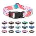 Mercano dog collar adjustable soft nylon comfort & robust patterned dog collar for small medium -sized dog puppies (s watermelon) s watermelon