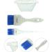 Minkissy Highlight Hair Brush Tint Bowls Set Hair Dye Brush and Bowl Set Professional Hair Dye Kit Salon Hair Coloring Dyeing Kit Tint Tool (Blue) Hair Color Brush Hair Dyeing Bowl - Buy Online on GoSupps.com