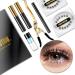 Cluster Lash Kit With Tools  Eyelash Extension Set For Home DIY  Eyelash Curler Tweezers Eyeliner Lash Glue Sealer Remover  Soft Fiber Waterproof Mixed 24 Pcs