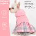 Yikeyo Small Dog Sweater Dress for Winter | Pink Fleece Puppy Hoodie | Size Medium (5-8lbs) | Pet Clothing for Girl Dogs - Buy Online on GoSupps.com