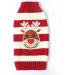 Buy Hrttsy Christmas Dog Sweater | Cozy Winter Pullover for Small to Large Dogs | Red & White Moose Design - Buy Online on GoSupps.com
