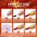 COSCELIA Color Changing Gel Nail Polish Set - 10 Glitter Mood Temperature Change Colors - Soak Off Manicure Starter Kit for Women and Girls - Buy Online on GoSupps.com