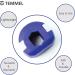 Temmel LLC Jawline Exerciser - Jaw Exerciser with Neck Rope - Define & Slim Your Neck and Face Muscles with Double Chin Reducer to Look Younger Jawline Sharper for Men and Women Purple - Buy Online on GoSupps.com