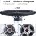 Marinebaby 13-1/2 5 Spoke Stainless Steel Boat Steering Wheel with Black Foam Grip - Buy Online on GoSupps.com