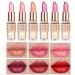 Teksome Pearlescent Lipstick - Non-Sticky Lipstick - Waterproof Durable Lip Make-Up for Wedding Teens and Everyday