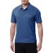 TBMPOY Men's Quick Dry Polo Shirt with Pocket - Dark Grey Blue - XX-Large - Buy Online on GoSupps.com