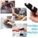 Finger Splint for Trigger Finger Relief - Arthritis Pain & Sprain Protection - Set of 2 Black Middle Finger Splints - Buy Online on GoSupps.com