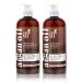 Argan Oil Shampoo and Conditioner Set – Paraben and Sulfate Free Formula Helps Hydrate & Nourish Curly, Color Treated, or Dry Damaged Hair – Womens and Mens Beauty Essentials by artnaturals, 16 oz.