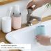 Travel Toothbrush Cup Case Minimalist Plastic Holder for Business Trips | White & Pink - Buy Online on GoSupps.com