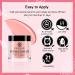 Saviland 29 Pcs Dip Powder Nail Kit Starter - Sakura Love 20 Colors Dipping Powder Set for DIY and Salon at Home - Buy Online on GoSupps.com