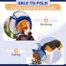 Kuoser Soft Dog Cone - Adjustable Leak-Proof Protective Collar for Post-Op Comfort - Breathable Elizabethan Collar - Ideal for Cats & Dogs in Blue - Buy Online on GoSupps.com