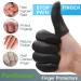 Povihome Black Finger Protectors - Pack of 10 Moisturizing Finger Cots for Cracked Fingers - Elastic Thumb and Finger Covers for Pain Relief - Buy Online on GoSupps.com