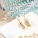 BENECREAT 20PCS Gold Plated Stud Earrings - Dot Disc Earrings with Loop and Container for Jewelry Making & Gifts - Buy Online on GoSupps.com