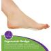 Premium Left Foot Sesamoiditis Pads - 1/4 Thick Adhesive Skived Felt - 12 Pieces for Ball of Feet Pain - Buy Online on GoSupps.com
