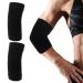 Comnico Elbow Bandage Compression Sleeves - Ultimate Sports Support for Tennis & Golf - Pain Relief Cushions for Men & Women - Black - Buy Online on GoSupps.com