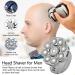 Buy 6-in-1 Electric Head Shaver for Bald Men - 9 Blades Beard & Nose Trimmer Rechargeable Razor - Buy Online on GoSupps.com