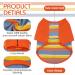 DENTRUN 2 Pack Stripe Dog Shirts for Small Medium Large Pets | Lightweight Breathable Apparel for Dogs & Cats | Soft Basic Outfit Vests in Red & Yellow | XX-Small - Buy Online on GoSupps.com