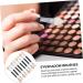 Outanaya 20pcs Latex Eye Shadow Stick Small Eyeshadow Brush Cosmetic Eye Shadow Sponge Plastic - Buy Online on GoSupps.com