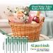 72 Pcs Floral Water Tubes with Rubber Caps for Fresh Flowers - 12 Inch & 6 Inch - Floral Arrangement Supplies - Buy Online on GoSupps.com