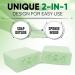T.Taio Esponjabon Soap Sponge 2-Pack | Cleansing Shower Scrubber & Bath Wash Scrub for Foot Elbow & Face | Aloe Vera & Mother of Pearl | International Shipping Available - Buy Online on GoSupps.com