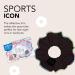 Invisibobble Sprunchie Spiral Hair Ring - Donut Run with Scissors - Athleisure Duo- Scrunchie Stylish Bracelet Strong Elastic Grip Coil | Gentle for Thick Hair With Night Reflective Trim - Buy Online on GoSupps.com