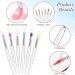 12 Pcs Silicone Lip Brush Silicone Lip Applicator with Transparent Handles and Caps Lip Brush Applicator Silicone Lip Brush Reusable Lip Mask Applicator(6 Colors) - Buy Online on GoSupps.com