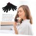 Alipis 1 Set 4pcs Gloves Curling Iron Glove Bumps Glove Anti-Scald Hairdressing Tool Black 21.5X12.2 cm - Buy Online on GoSupps.com