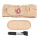 Fauitay Inflatable Lumbar Decompression Belt - Back Pain Relief Supportive Waist Strap Comfortable Khaki-Silver Design - Buy Online on GoSupps.com