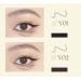 OPLISTE 2023 Double Tip Lower Eyelash Pencil + 50PCS Cotton Pads | Waterproof Liquid Eyeliner in Brown - Super Slim Eye Liner - Buy Online on GoSupps.com