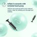 Live Infinitely 9 Barre Pilates Ball - Anti Burst Mini Ball for Yoga & Exercise - Includes Hand Pump & eBook - Mint Color - Buy Online on GoSupps.com