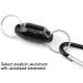 Black CRAZY SHARK Magnetic Net Release - Aluminum Shell for Fly Fishing - Buy Online on GoSupps.com
