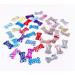 Pet Show Cute Small Bone Snap Hair Clips - Pack of 20, Random Colors | Pet Grooming Accessories for Dogs, Cats, Puppies - Buy Online on GoSupps.com