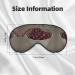 SSIMOO Black Cherry Sleep Mask - Adjustable Breathable & Fashionable Eye Mask for Ultimate Comfort | International Shipping - Buy Online on GoSupps.com