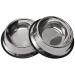 2Packs Stainless Steel Dog Bowl with Anti-Skid Rubber Base for Small/Medium/Large Pet, Perfect Dish, Pets Feeder Bowl and Water Bowl Perfect Choice for Dog Puppy Cat and Kitten 8oz